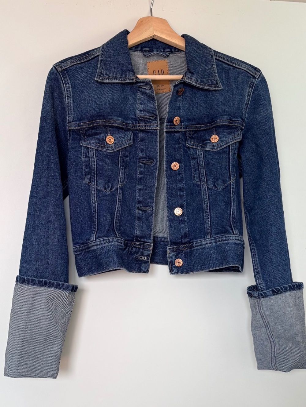 GAP cropped jacket XS NWT
